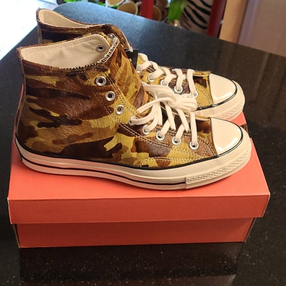 Unisex Calf Fur Converse Hightop main image 7